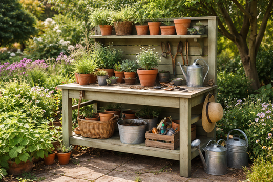 How to Build a Potting Bench