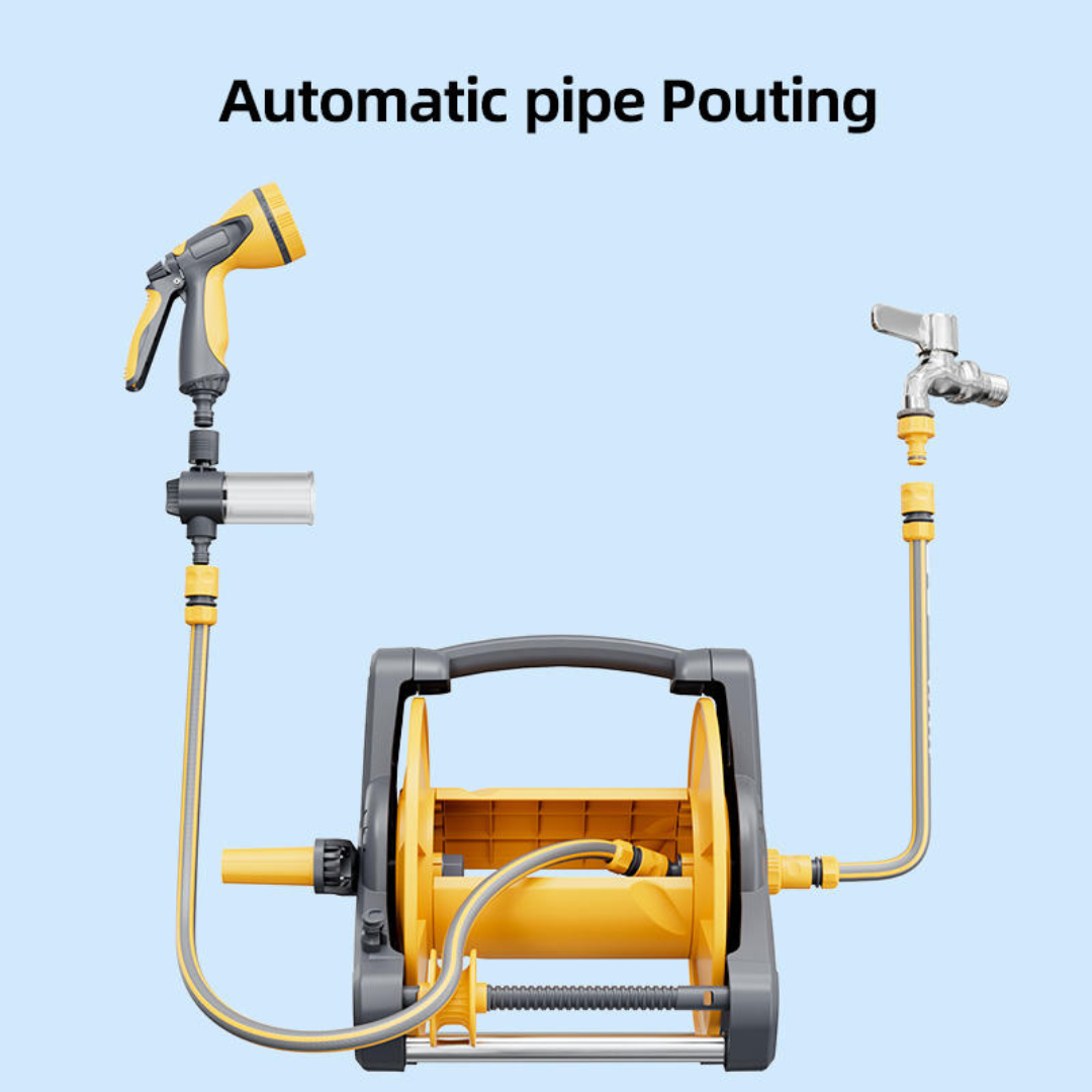 HydroFlow Portable Garden Hose Reel System