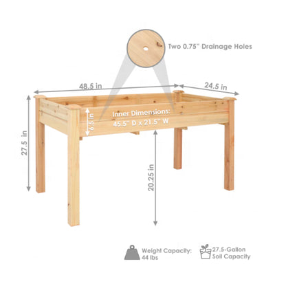 ArborLuxe Tall Raised Garden Bed